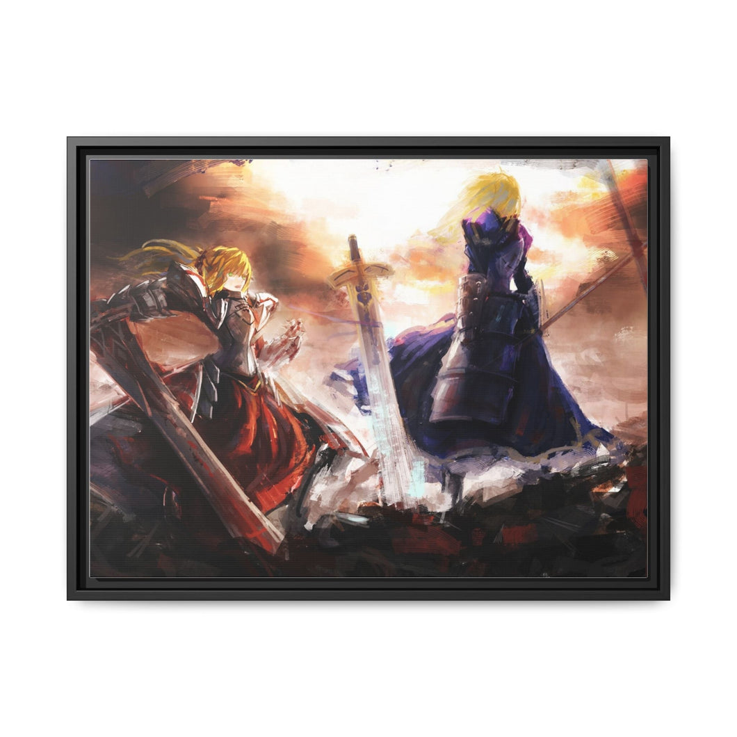 Fate/Stay Night Canvas Framed Art Print