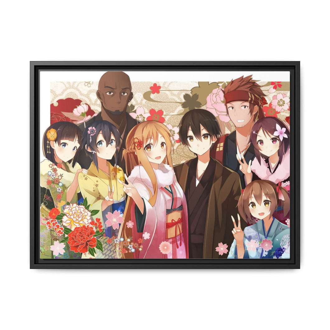 Anime Sword Art Online Canvas Framed Art Print