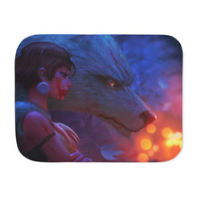 Load image into Gallery viewer, Princess Mononoke Sherpa Blanket
