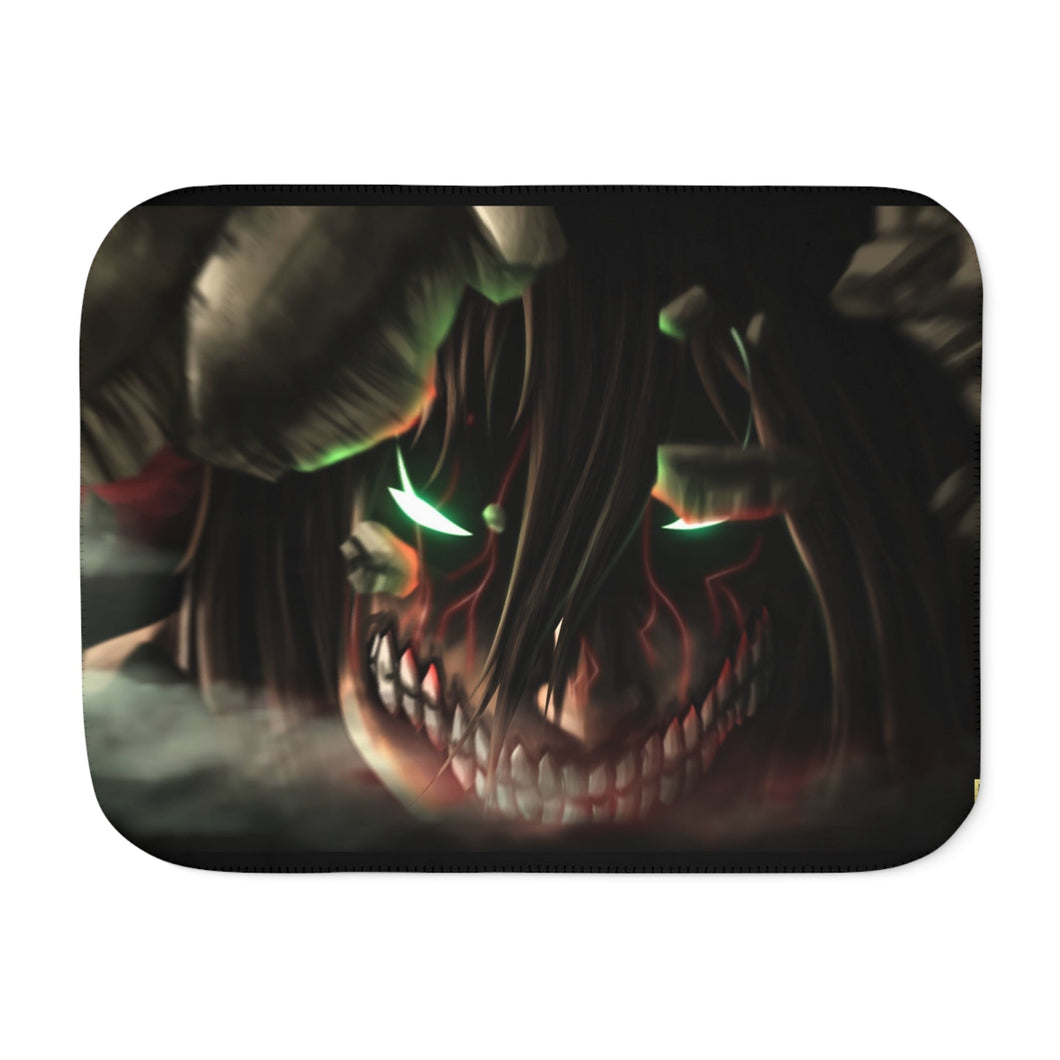 Eren Yeager (Titan) Sherpa Blanket