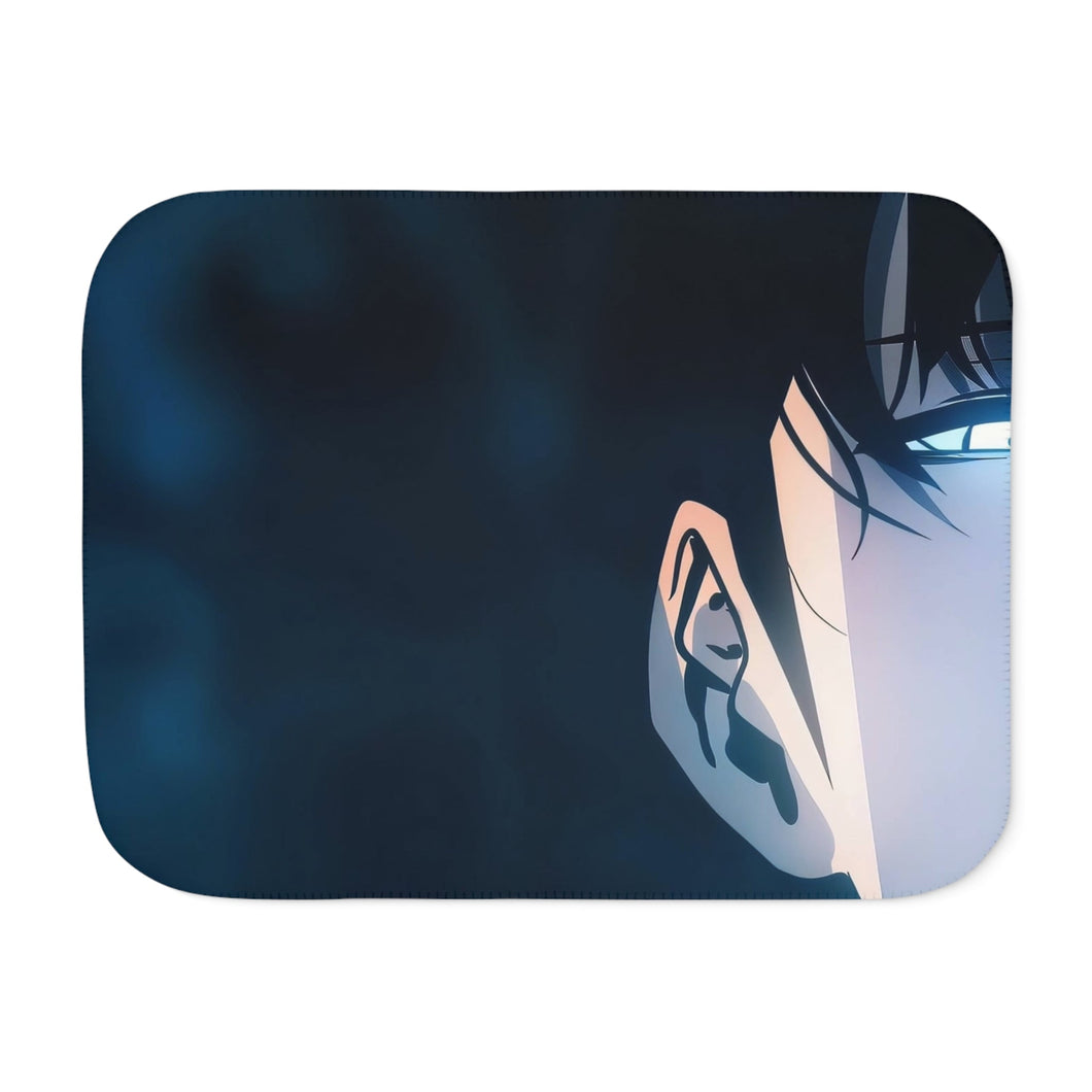 Anime Solo Leveling Sherpa Blanket