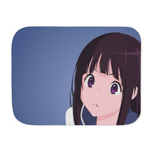 Load image into Gallery viewer, Eru Chitanda  Face Sherpa Blanket
