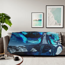 Load image into Gallery viewer, Anime Blue Exorcist Sherpa Blanket
