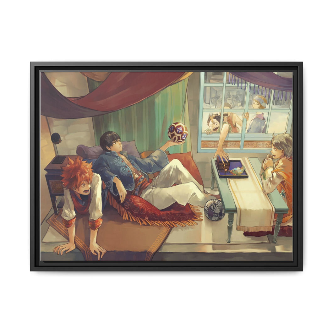 Anime Haikyu!! Canvas Framed Art Print