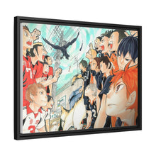 Load image into Gallery viewer, Karasuno VS Nekoma Canvas Framed Art Print
