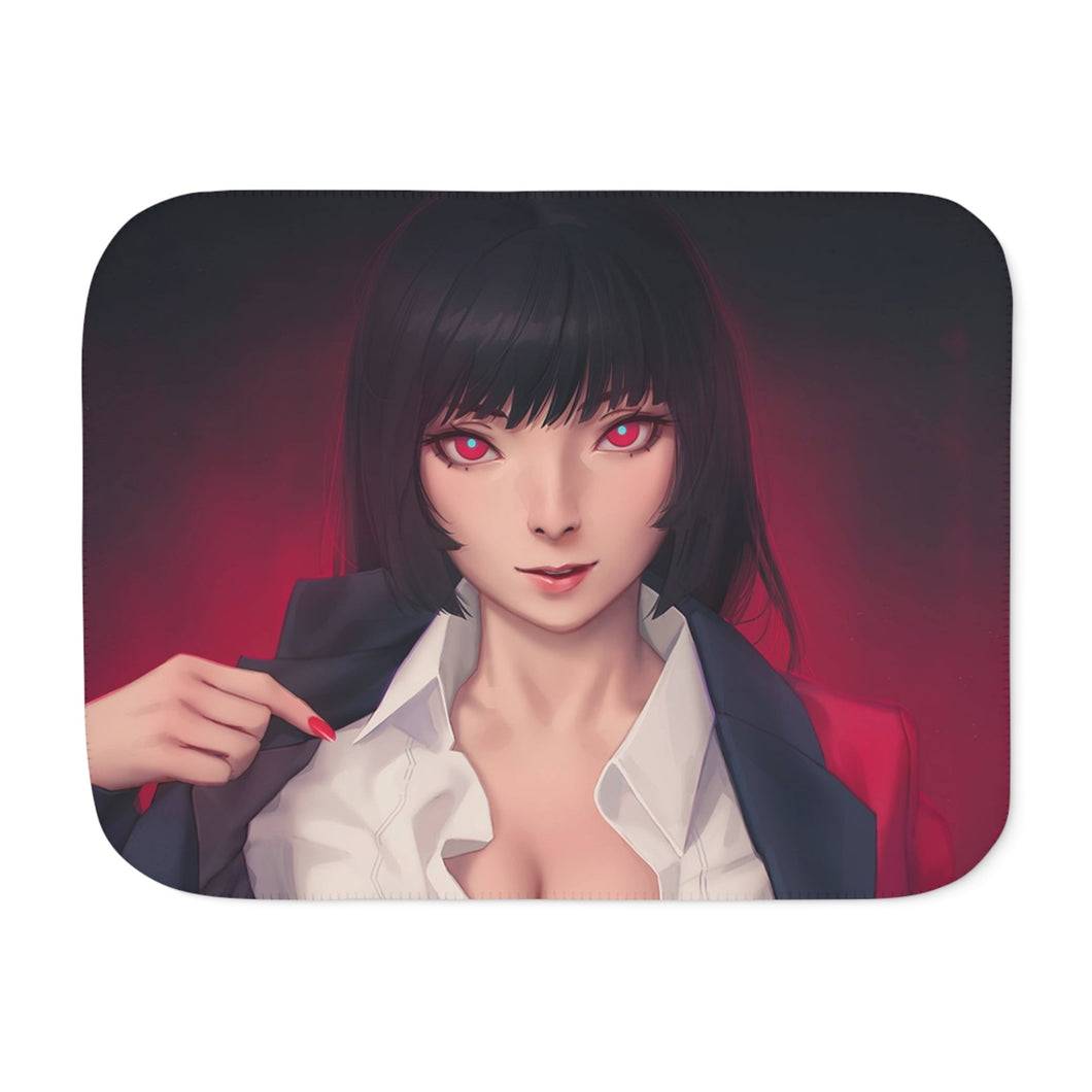 Yumeko Jabami Sherpa Blanket