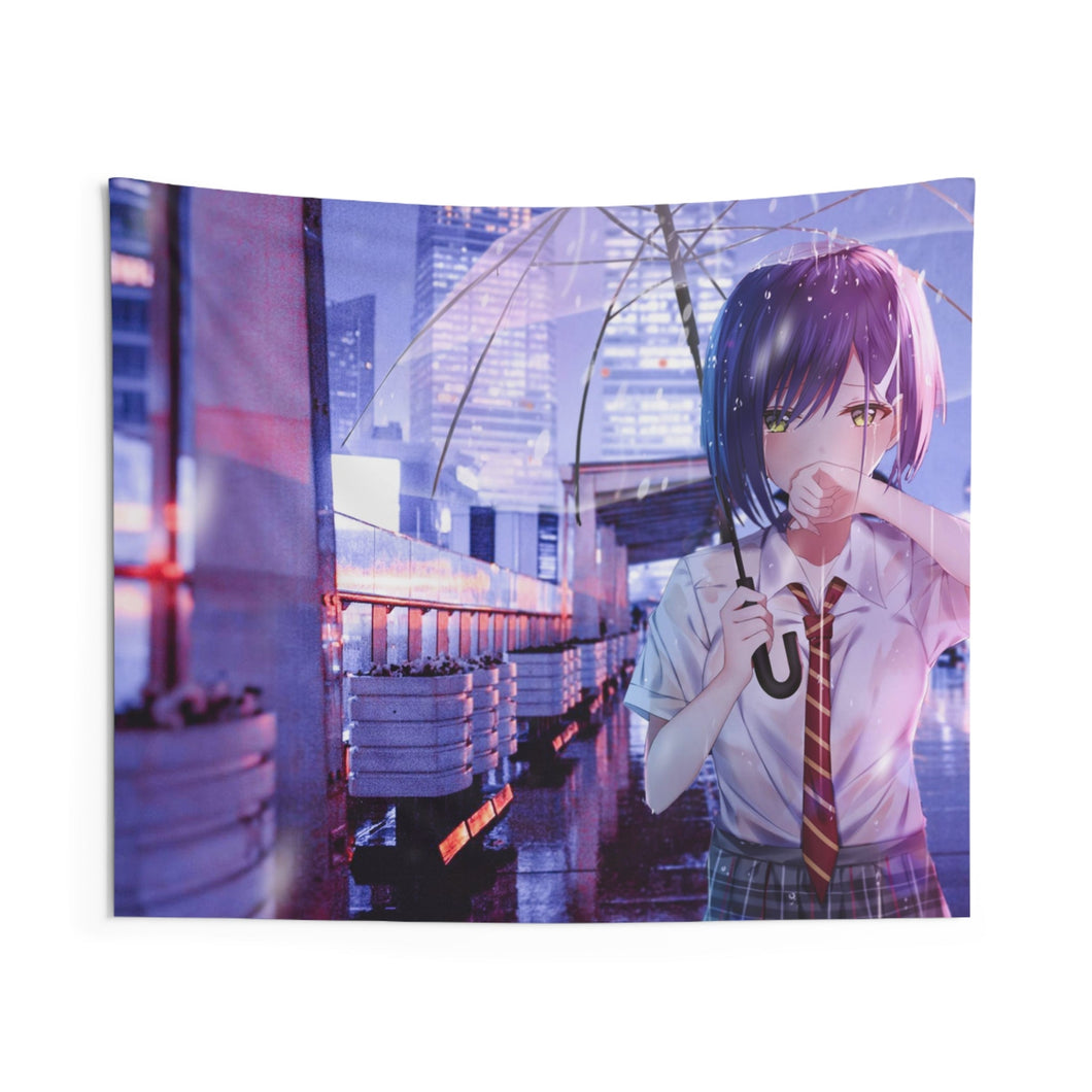 Ichigo Rain Indoor Wall Tapestry