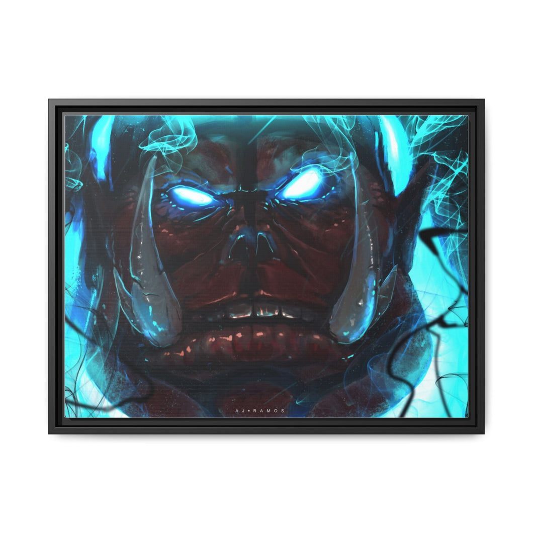 Tusk Canvas Framed Art Print