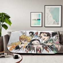 Load image into Gallery viewer, Demon Slayer: Kimetsu no Yaiba Sherpa Blanket
