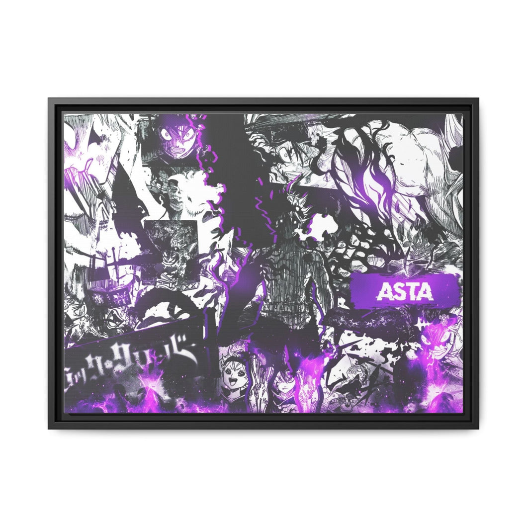 Anime Black Clover Canvas Framed Art Print