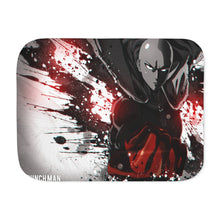 Load image into Gallery viewer, Anime One-Punch Man Sherpa Blanket
