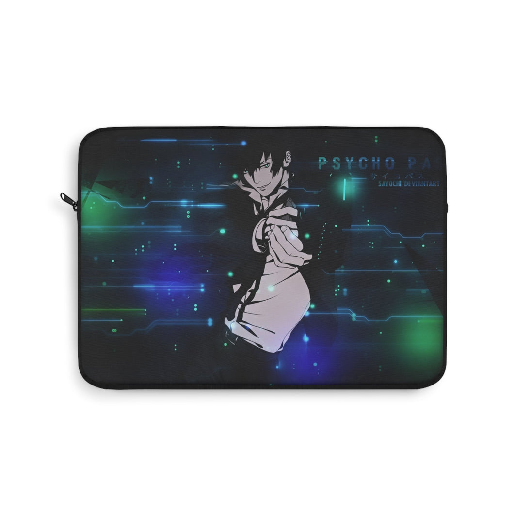 Shinya Kogami With His dominator Laptop Sleeve