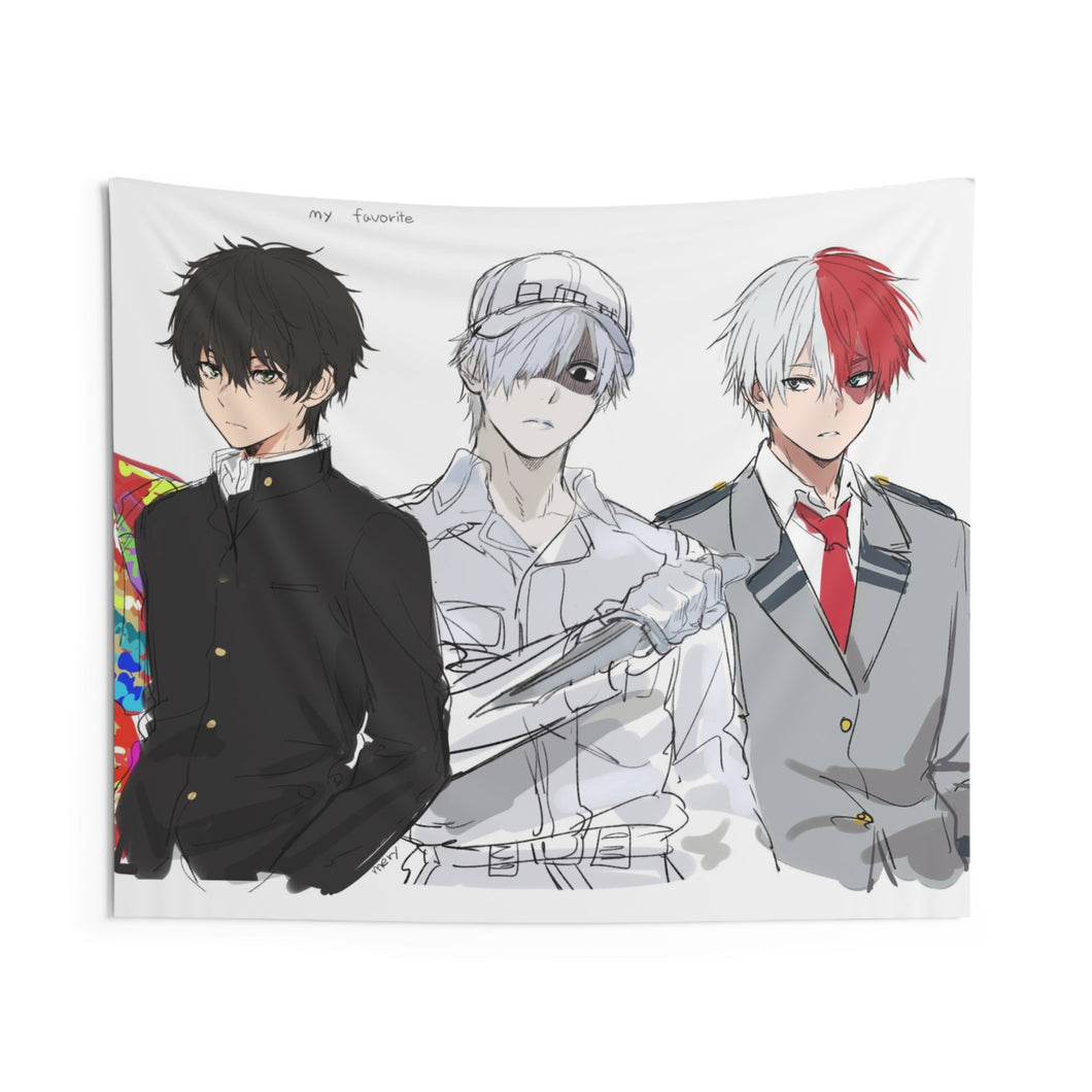 Anime Crossover Indoor Wall Tapestry