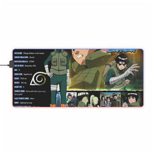 Load image into Gallery viewer, &quot;The Beautiful Blue Beast, from the hidden leaf village, Rock Lee!&quot; RGB LED Mouse Pad (Desk Mat)
