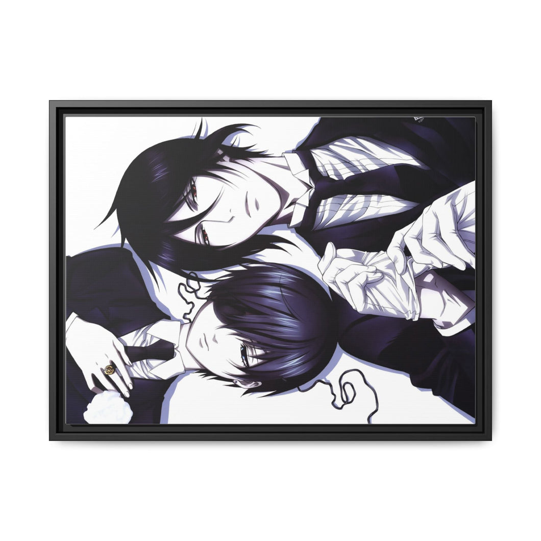 Anime Black Butler Canvas Framed Art Print