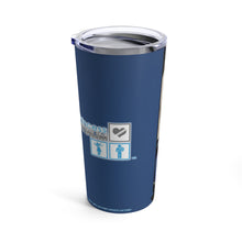 Load image into Gallery viewer, Glass Heart Princess Tumbler 20oz
