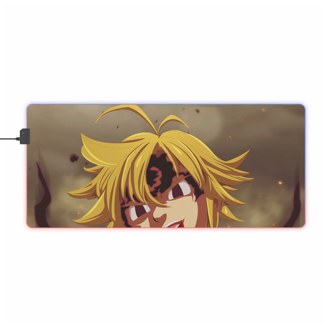Evil Meliodas RGB LED Mouse Pad (Desk Mat)