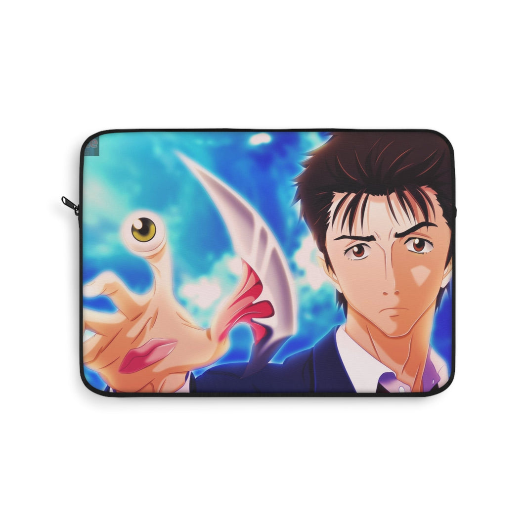 Shinichi Izumi Face And Migi Laptop Sleeve