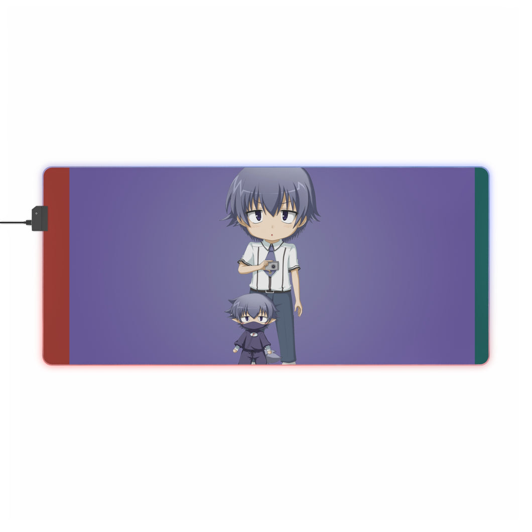 Baka And Test RGB LED Mouse Pad (Desk Mat)