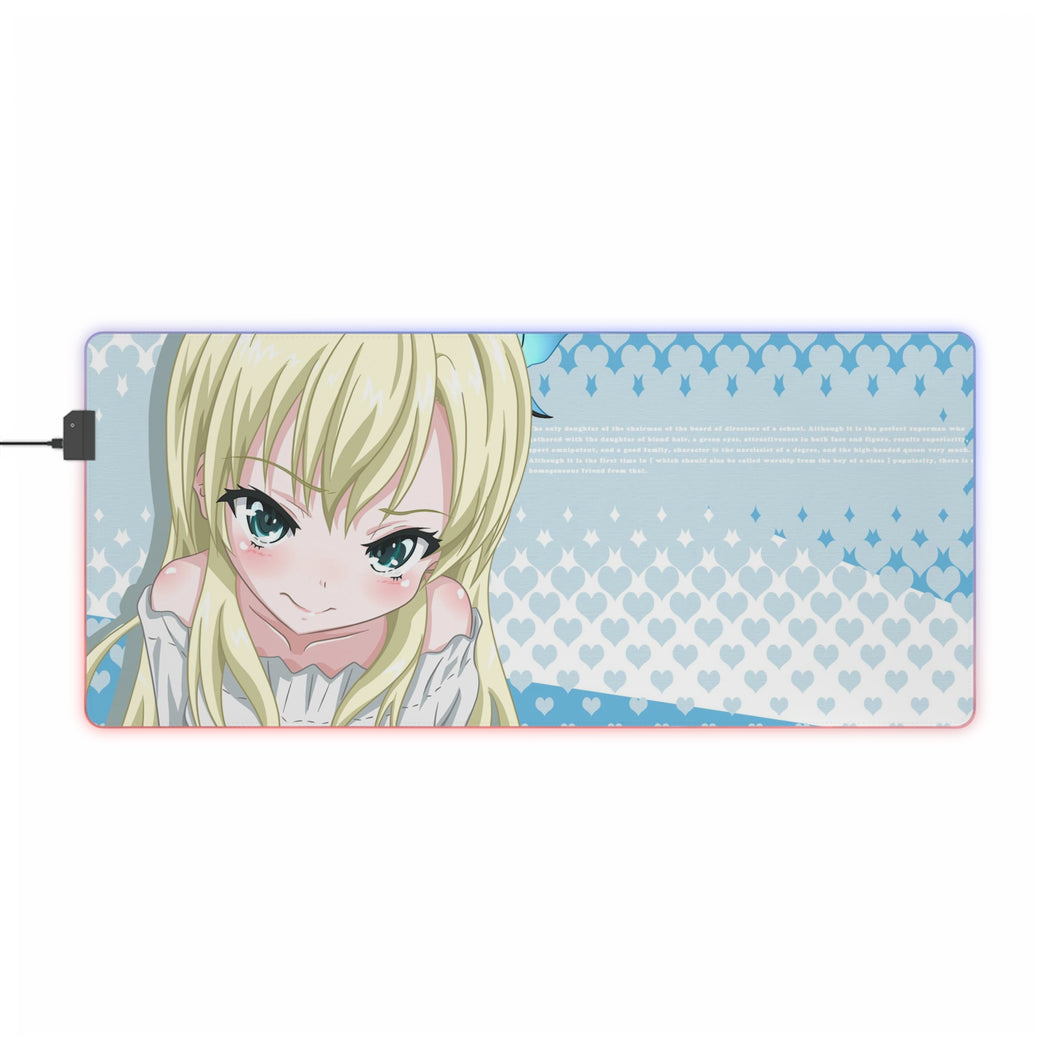 Boku Wa Tomodachi Ga Sukunai RGB LED Mouse Pad (Desk Mat)
