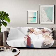 Load image into Gallery viewer, One Piece Monkey D. Luffy Sherpa Blanket
