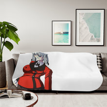 Load image into Gallery viewer, Kakegurui Kirari Momobami Sherpa Blanket
