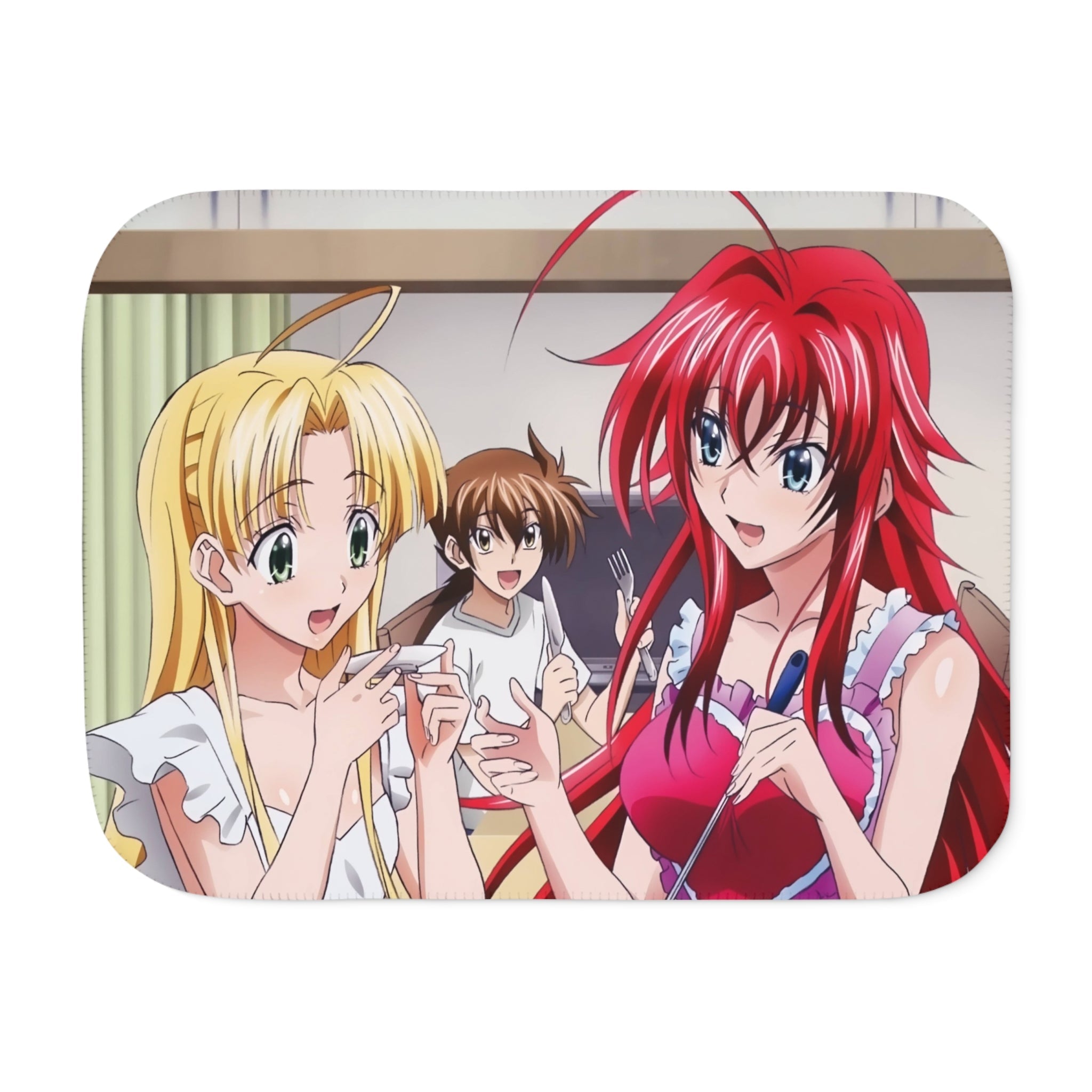 High School DxD Rias Gremory, Issei Hyoudou, Asia Argento Sherpa Blank