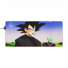 Load image into Gallery viewer, Black Goku and Zamasu RGB LED Mouse Pad (Desk Mat)

