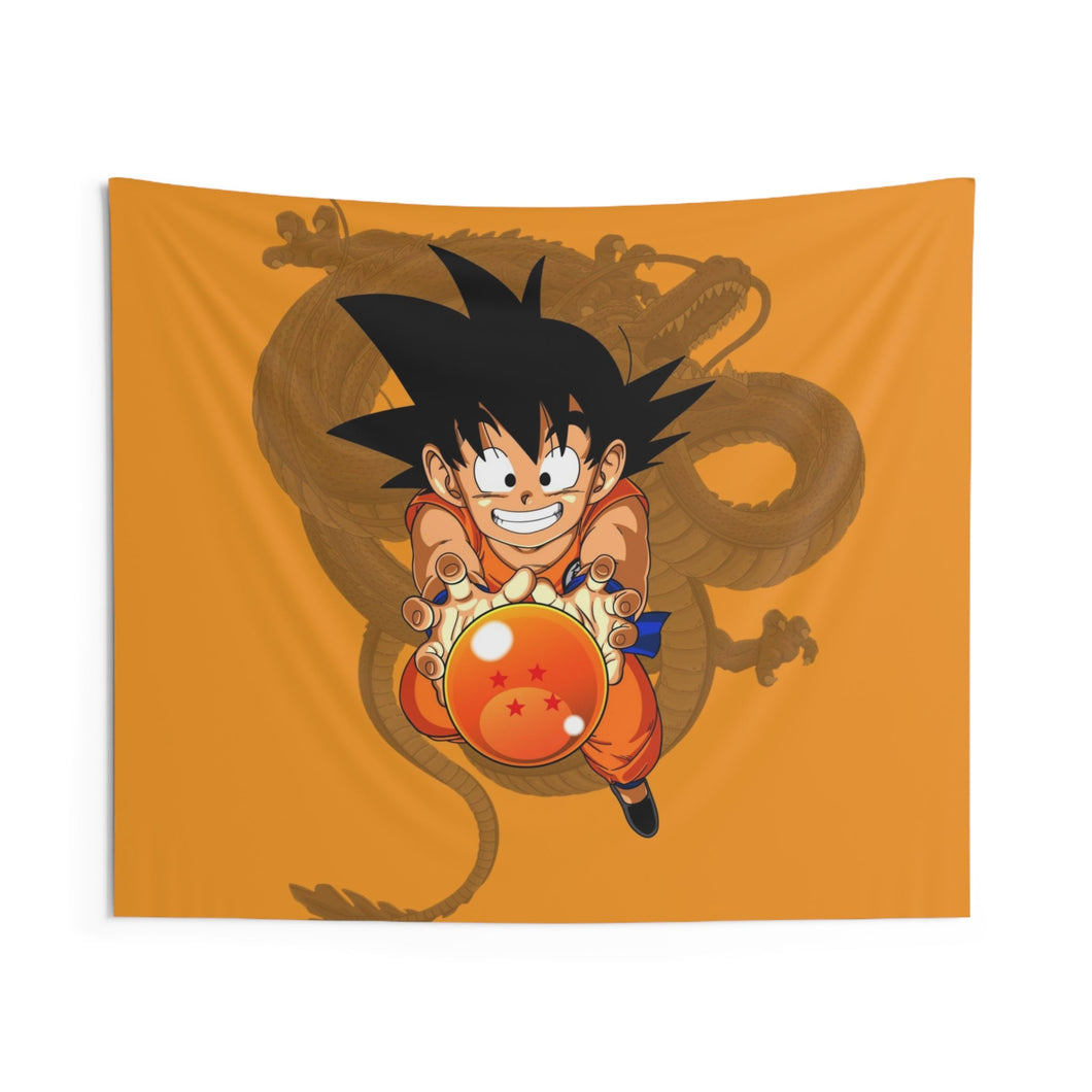 Kid Goku Indoor Wall Tapestry