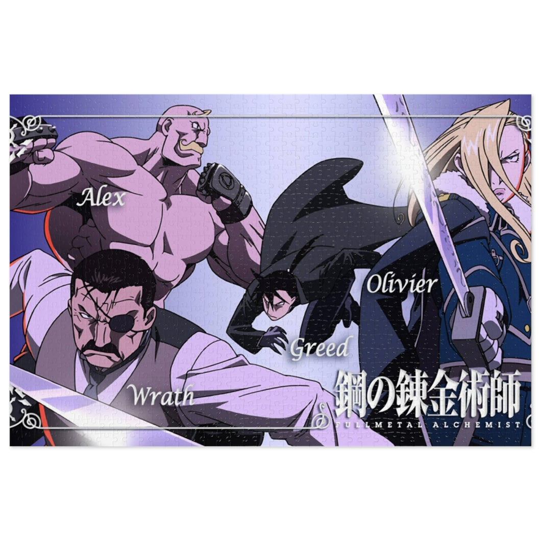 Anime FullMetal Alchemistr Jigsaw Puzzle