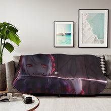 Load image into Gallery viewer, Shalltear Bloodfallen Sherpa Blanket
