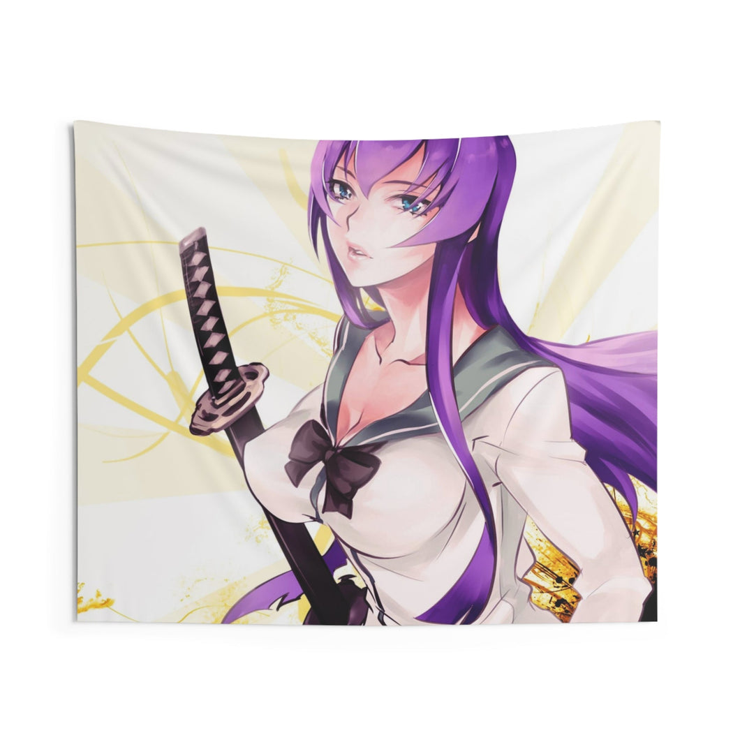 Highschool Of The Dead Indoor Wall Tapestry