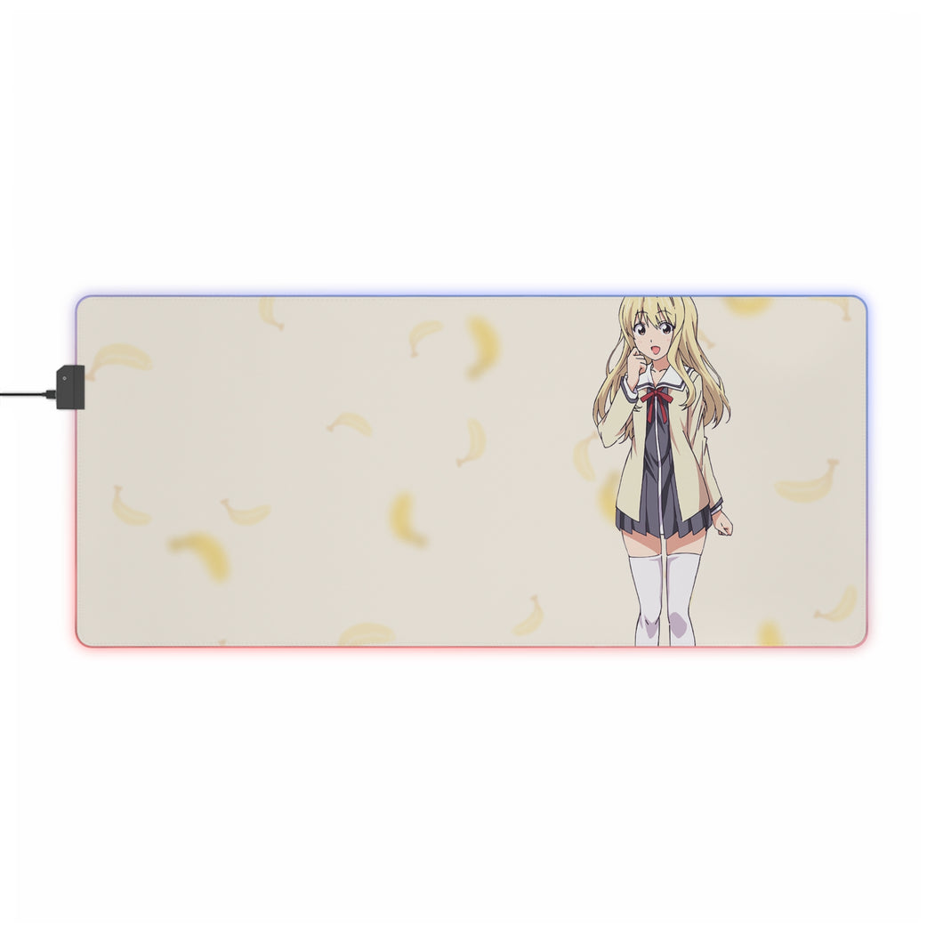 Aho Girl Sayaka Sumino RGB LED Mouse Pad (Desk Mat)