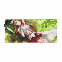 Load image into Gallery viewer, Sword Art Online Asuna Yuuki RGB LED Mouse Pad (Desk Mat)
