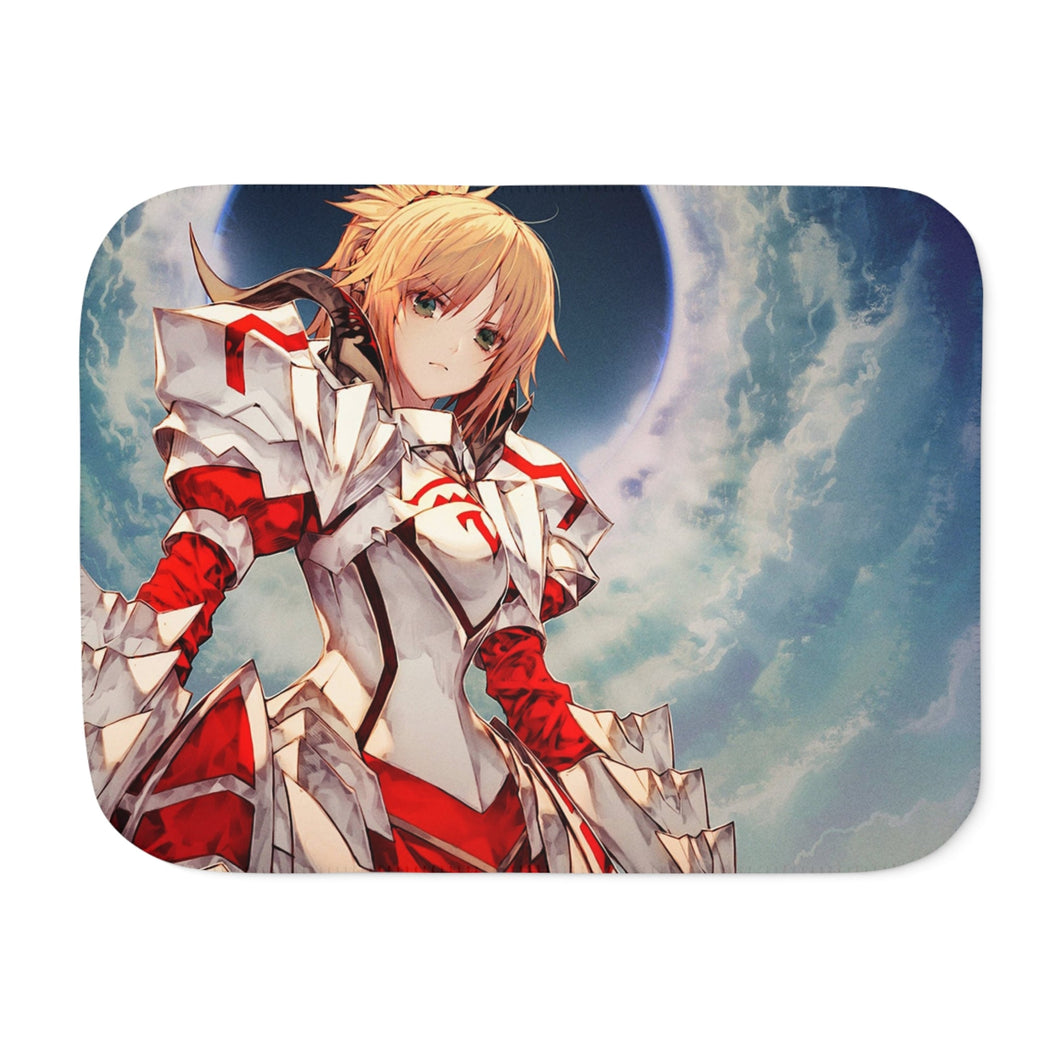 Fate/Apocrypha Saber Of Red Sherpa Blanket