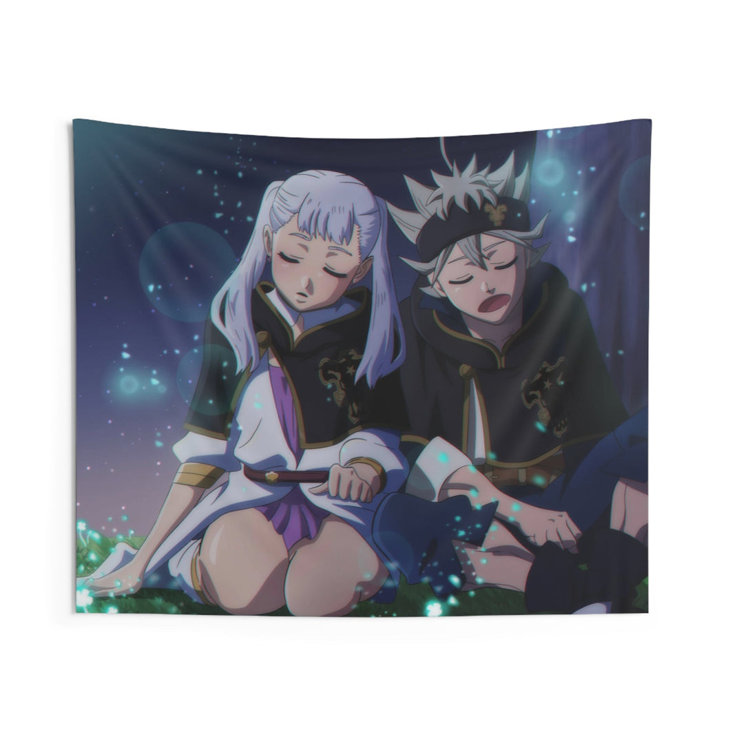 Black Clover Asta, Noelle Silva Indoor Wall Tapestry