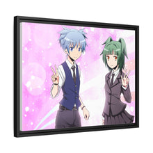 Load image into Gallery viewer, Assassination Classroom Nagisa Shiota, Kaede Kayano Canvas Framed Art Print
