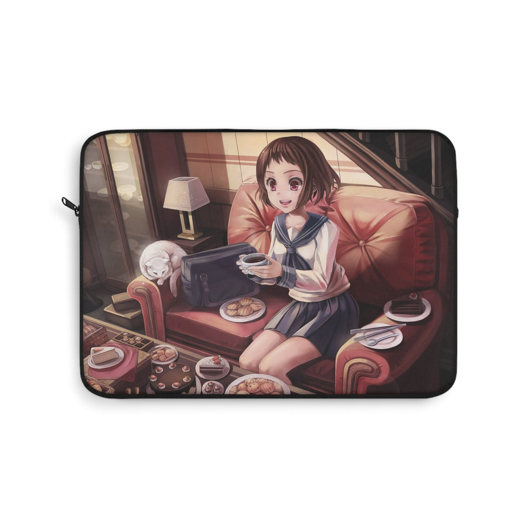 Mayaka Ibara Eating Laptop Sleeve