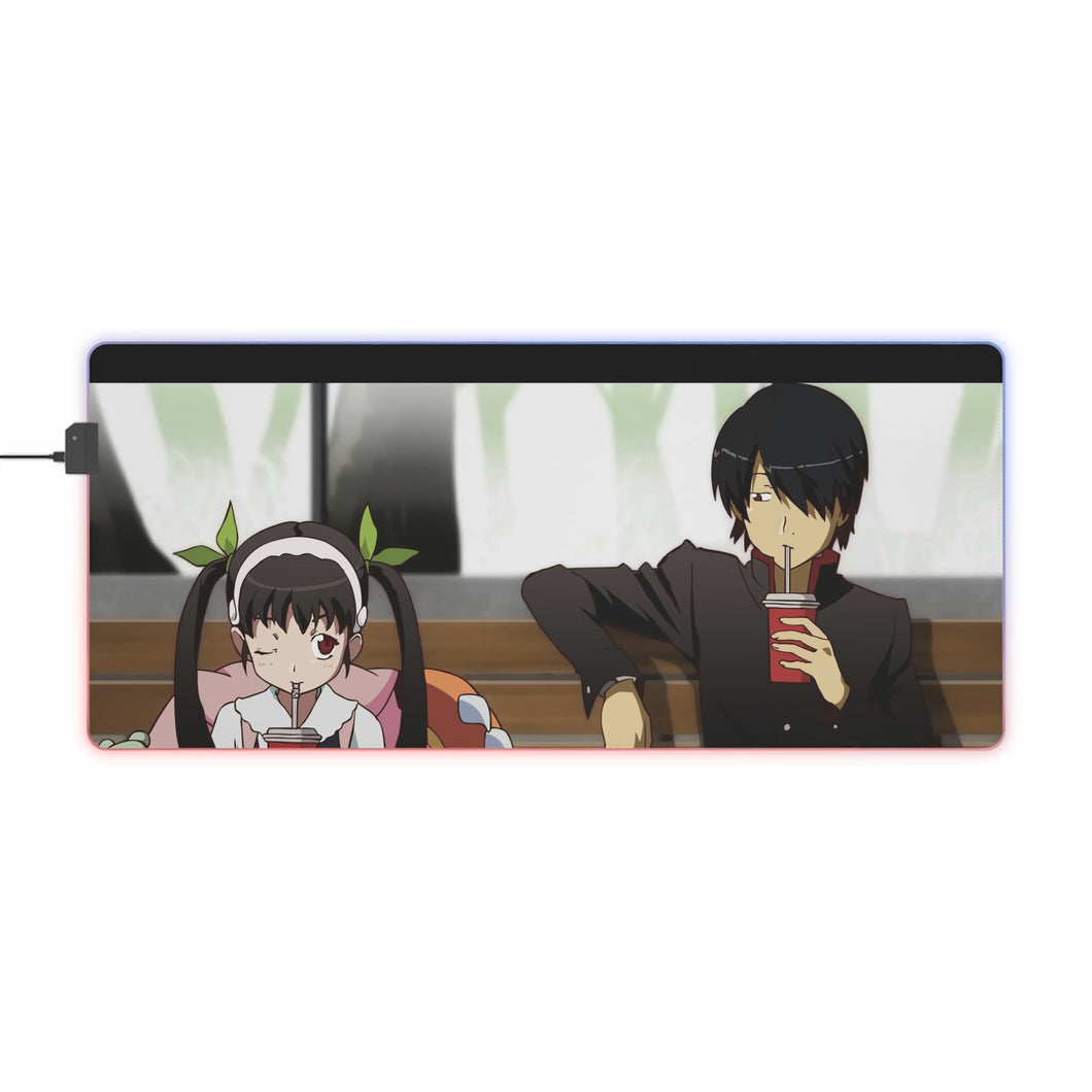 Monogatari (Series) RGB LED Mouse Pad (Desk Mat)