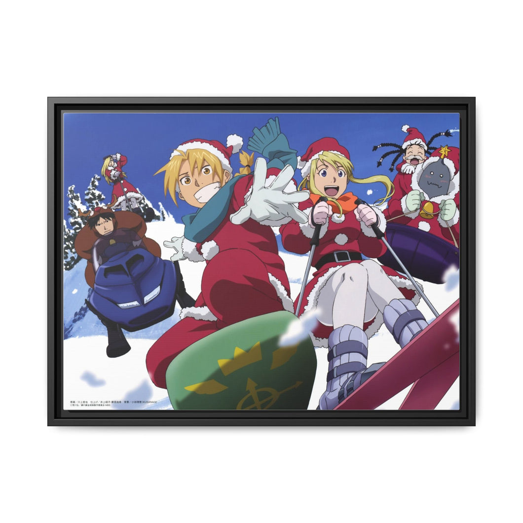 Roy Mustang Canvas Framed Art Print