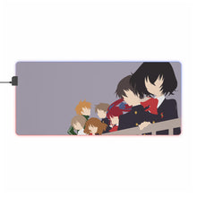 Load image into Gallery viewer, Another Mei Misaki, Kouichi Sakakibara, Izumi Akazawa, Naoya Teshigawara, Yuuya Mochizuki RGB LED Mouse Pad (Desk Mat)
