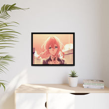 Load image into Gallery viewer, Violet Evergarden Violet Evergarden, Violet Evergarden Canvas Framed Art Print
