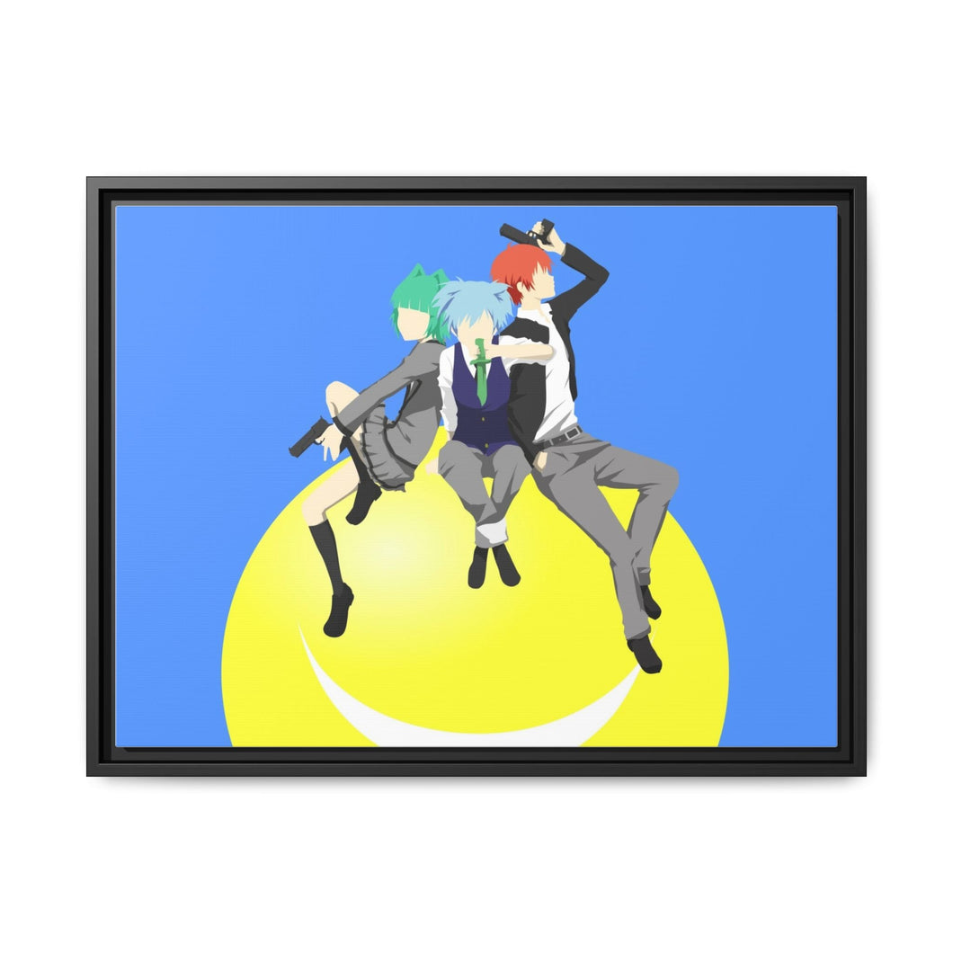 Anime Assassination Classroom Canvas Framed Art Print