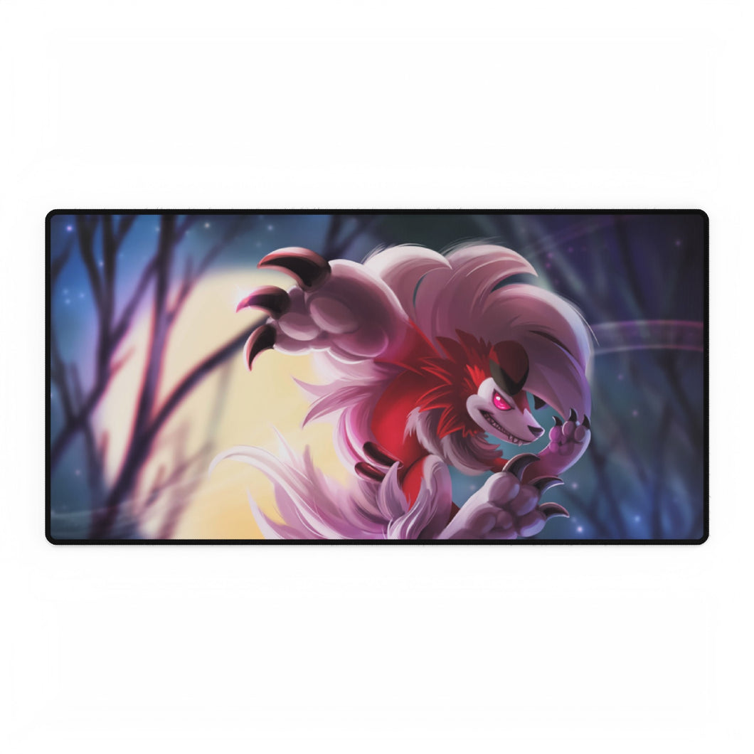 Lycanroc Midnight Form Mouse Pad (Desk Mat)