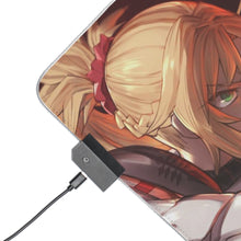 Load image into Gallery viewer, Fate/Apocrypha Saber Of Red RGB LED Mouse Pad (Desk Mat)
