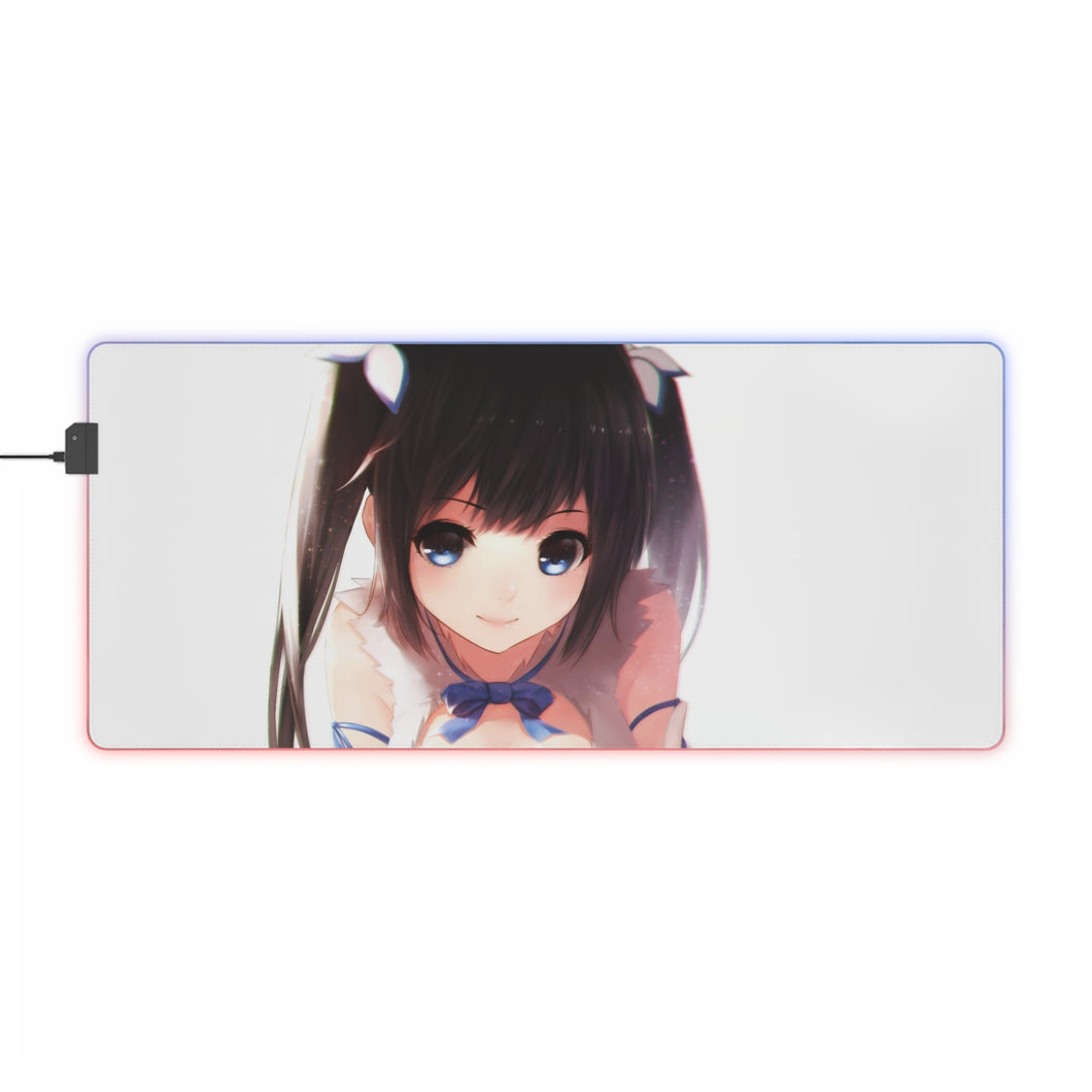 Is It Wrong to Try to Pick Up Girls in a Dungeon? Hestia RGB LED Mouse Pad (Desk Mat)