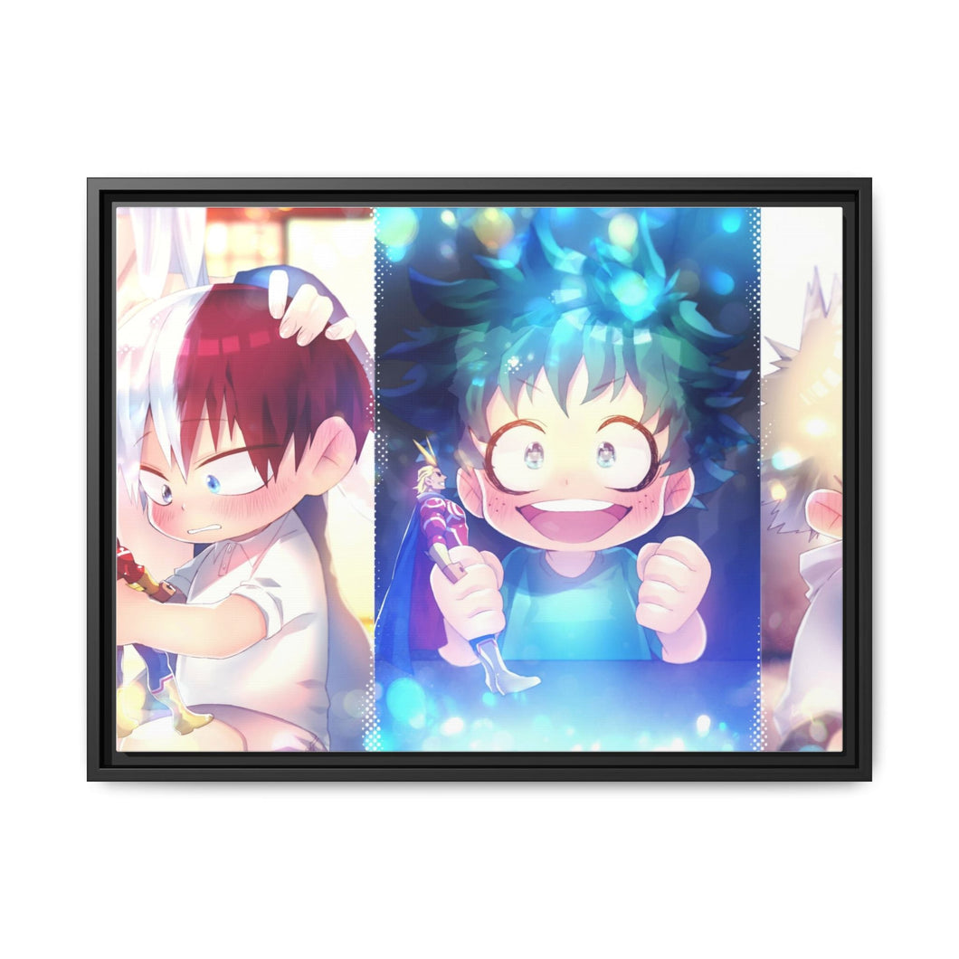 Anime My Hero Academia Canvas Framed Art Print