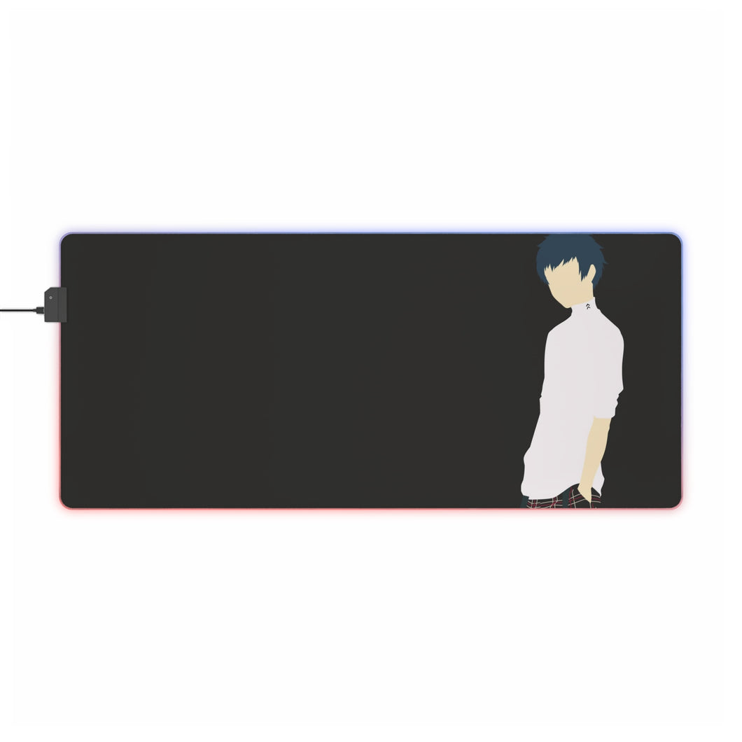 Yuuki Mishima from Persona 5 RGB LED Mouse Pad (Desk Mat)