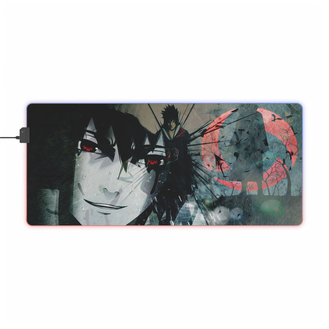 Sasuke And Itachi Walpaper RGB LED Mouse Pad (Desk Mat)