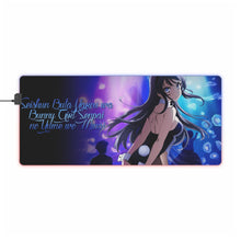 Load image into Gallery viewer, Rascal Does Not Dream Of Bunny Gorl Senpai RGB LED Mouse Pad (Desk Mat)
